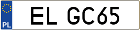 Truck License Plate